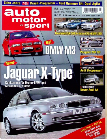 Deckblatt Auto Motor und Sport (23/2000)